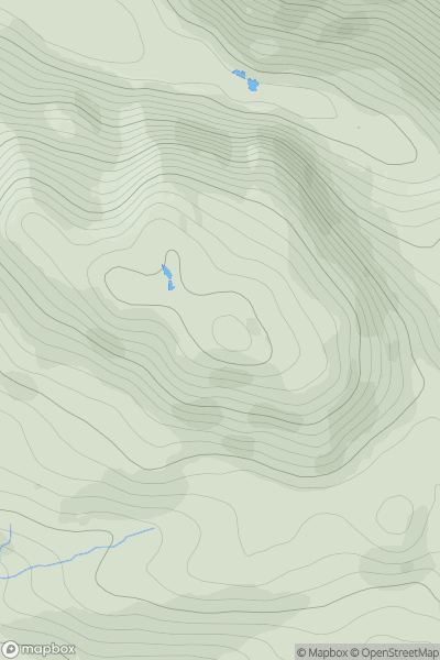 Thumbnail image for Sithean Mor (Sidhean Mor) [Loch Torridon to Loch Maree] showing contour plot for surrounding peak